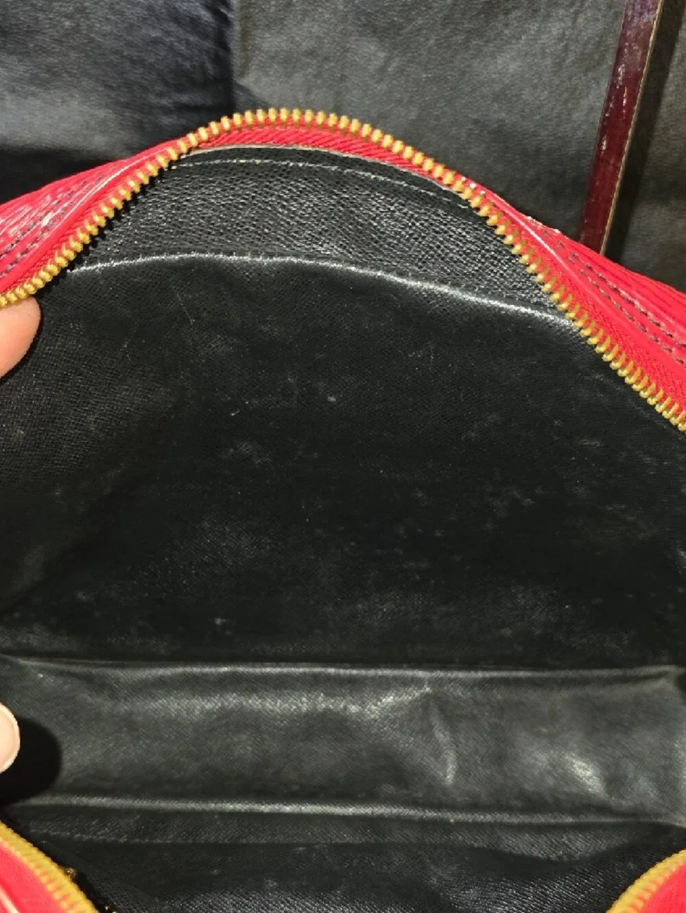 Vintage Louis Vuitton Red Epi Leather Crossbody